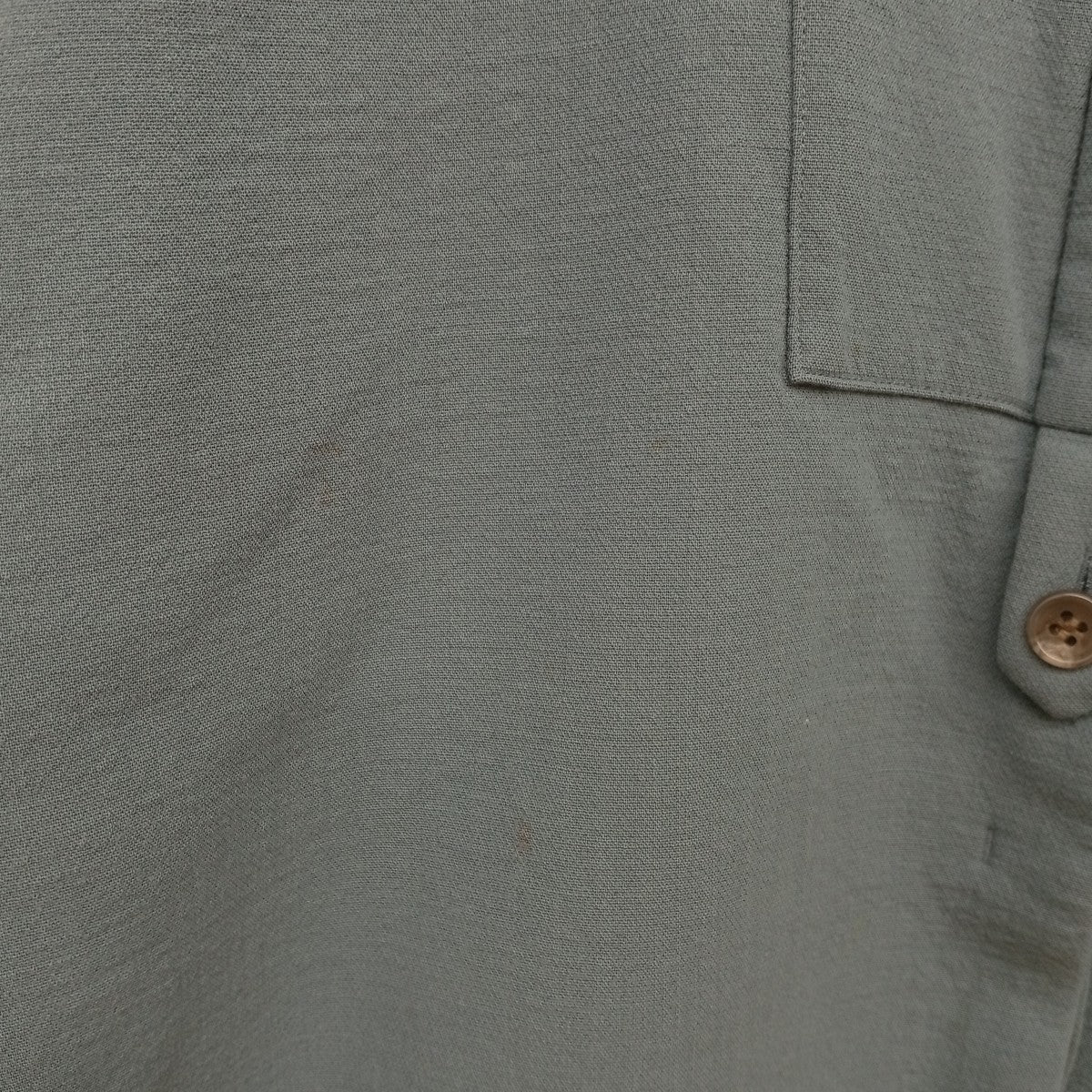 WOOL DOUBLE CLOTH BIG SHIRTバンドカラーシャツ0770RTW003B