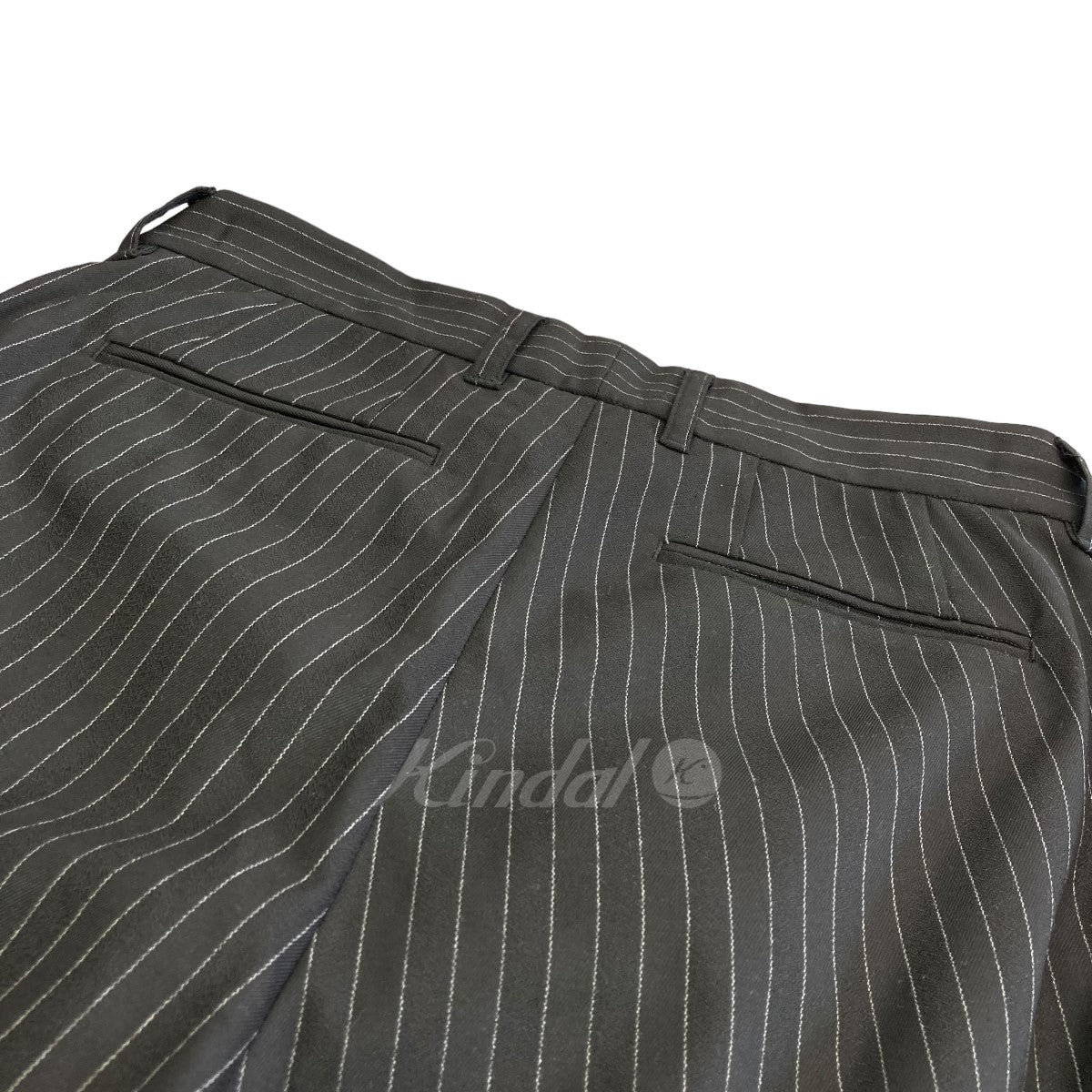 J．S HOMESTEAD(ジャーナルスタンダードホームステッド) 「BLACK STRIPE SLACKS」 ストライプスラックス 23 030  470 5000 3 0 グレー サイズ 14｜【公式】カインドオルオンライン ブランド古着・中古通販【kindal】