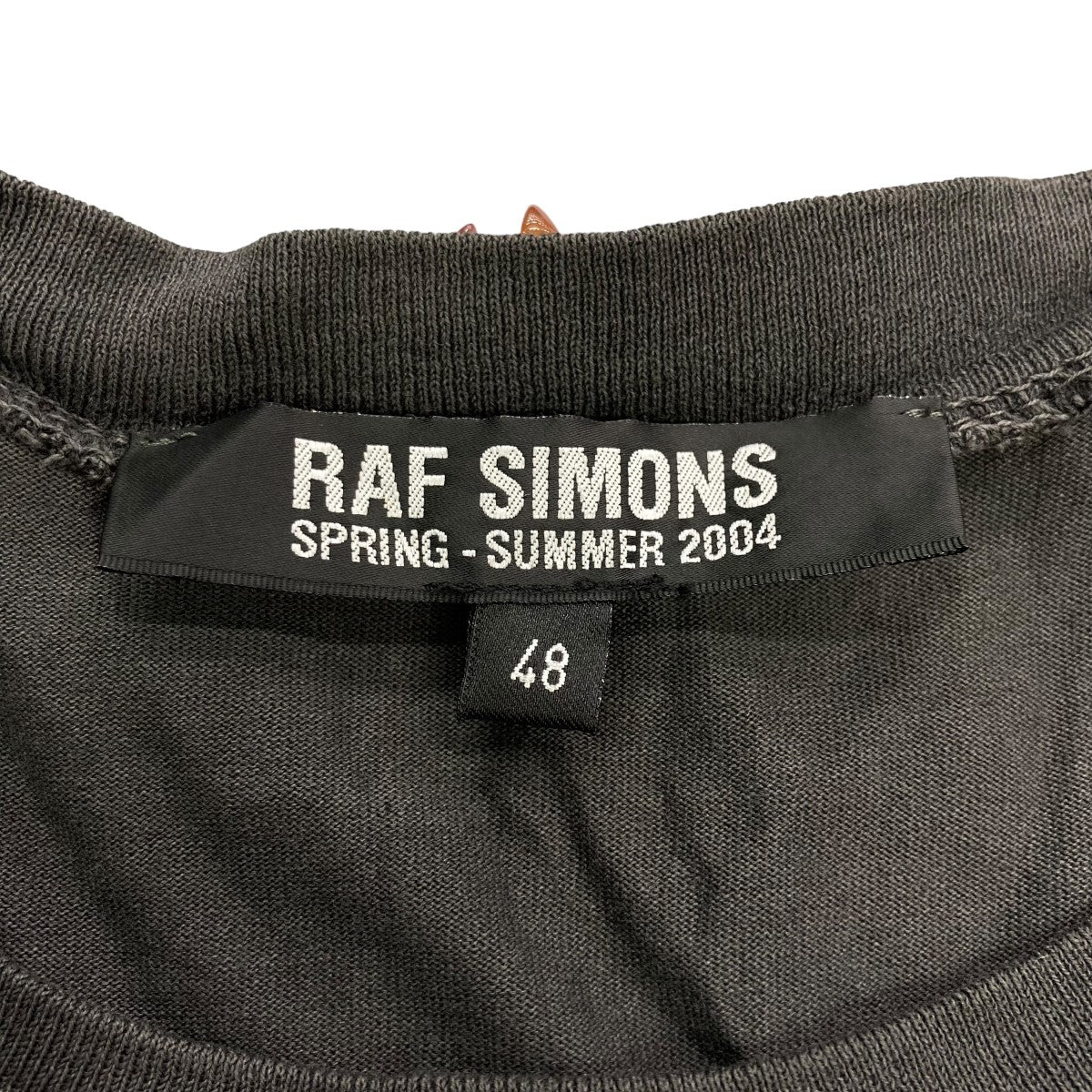 RAF SIMONS(ラフシモンズ) 04SS宗教期ストーンネックレス付Tシャツ 
