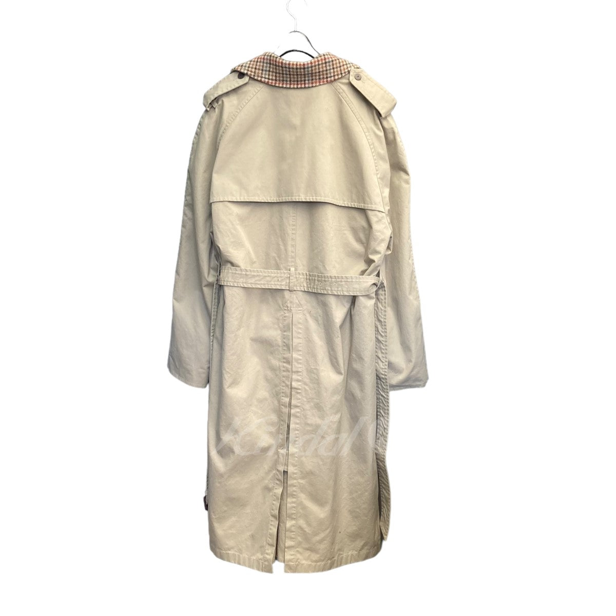 2022AW 「REVERSIBLE TRENCH COAT」 チェック地リバーシブルトレンチコート