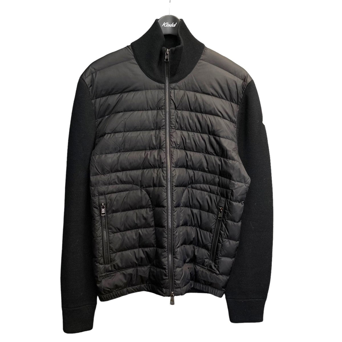 MONCLER 「MAGLIONE」 ダウン切替ジップニットの古着・中古アイテム