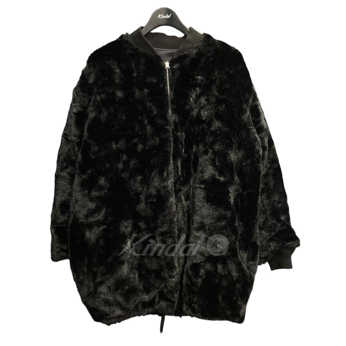 08sircus(ゼロエイトサーカス) 「MA-1×ECO FUR REVER／BLACK」 リバーシブルボアMA-1ジャケット【値下げ】  S22AW-OT03 ブラック サイズ 15｜【公式】カインドオルオンライン ブランド古着・中古通販【kindal】