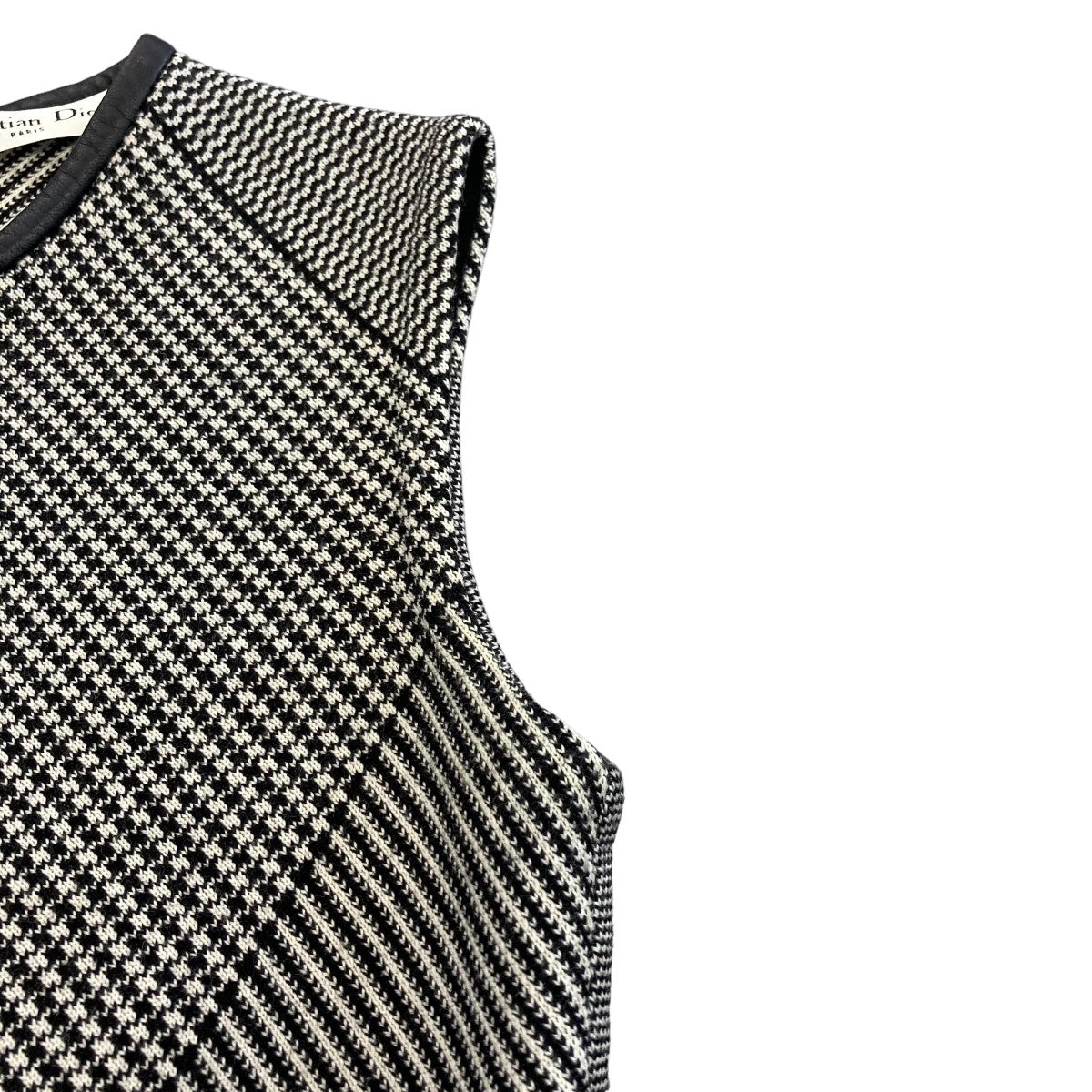 Christian Dior(クリスチャンディオール) マルチ千鳥格子ワンピース