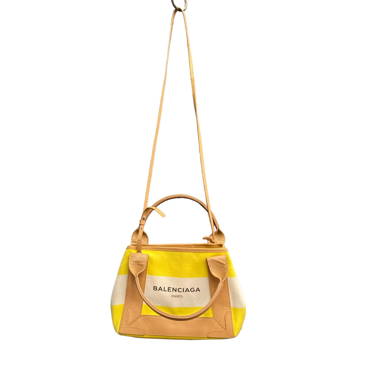 BALENCIAGA ネイビーカバス イエローショルダーバッグ の古着・中古アイテム