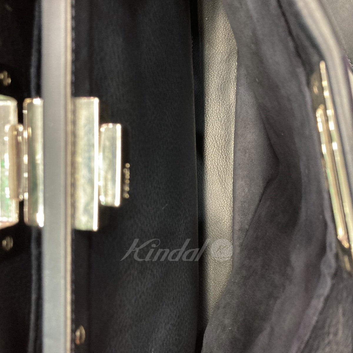 FENDI(フェンディ) フリル2WAYトートバッグ 02212129 ネイビー