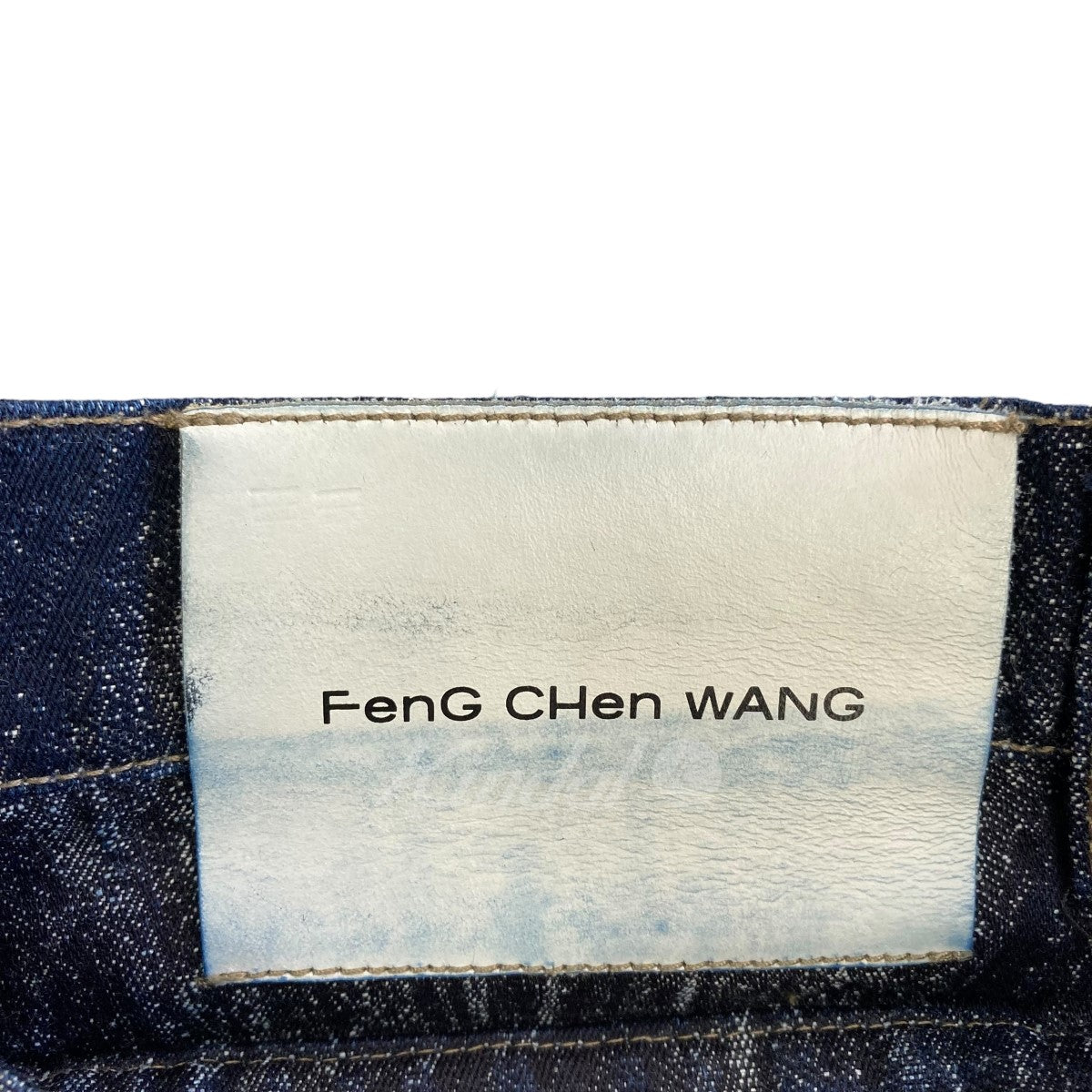 FENG CHEN WANG(フェン・チェン・ワン) 「Jacquard Denim Trousers ...