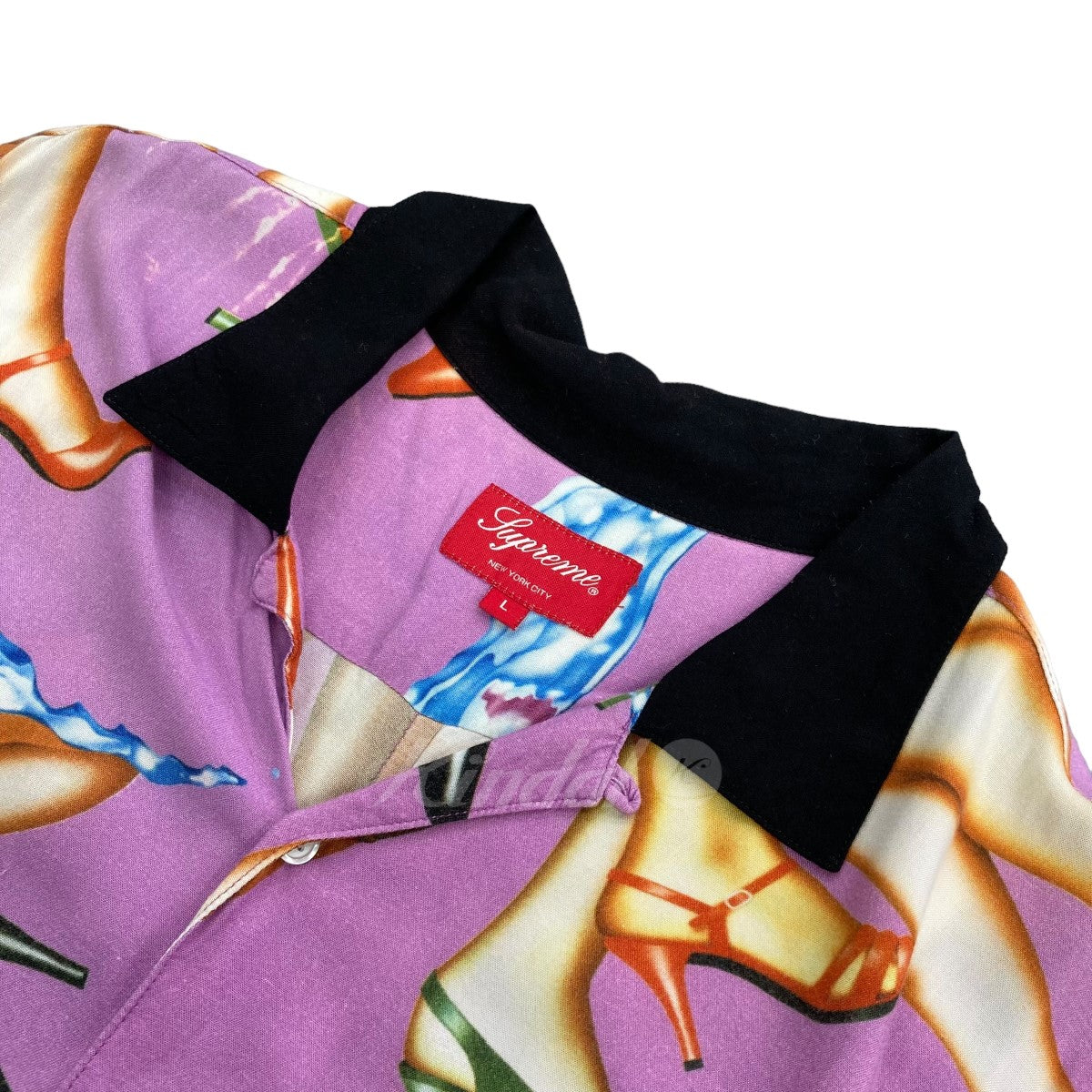 SUPREME(シュプリーム) 2015SS 「Heels Rayon Shirt」 半袖オープン 