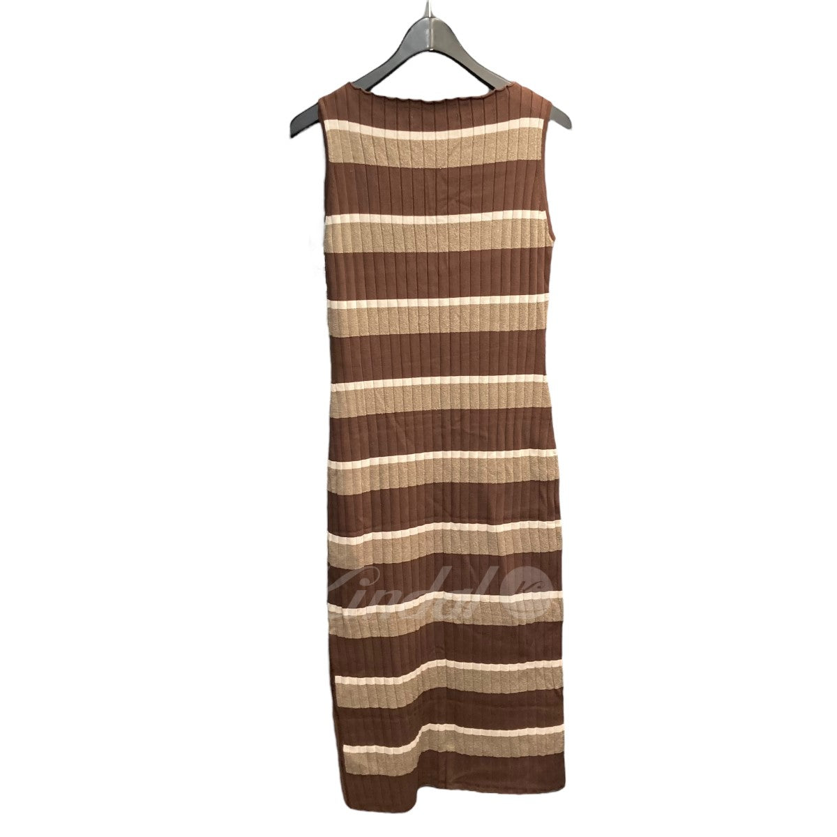 Her lip to(ハーリップトゥ) 「Cotton Striped Ribbed Knit Dress