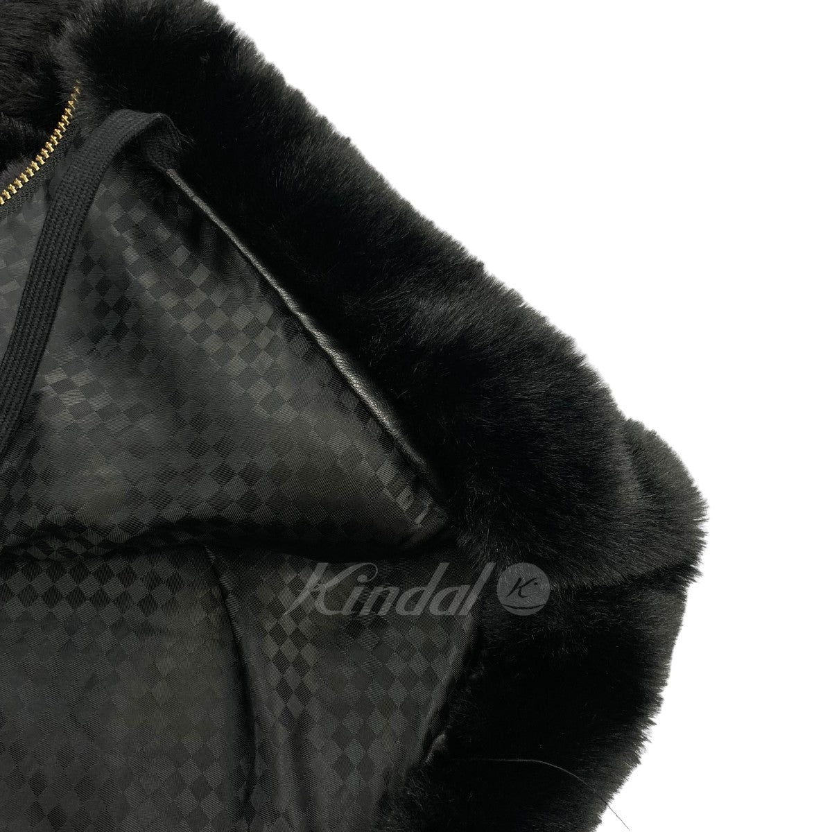 FR(13)NDS(フレンズ) 「ECO FUR HOOD BZ」 フェイクファージャケット UNS23AW-015B ブラック サイズ  15｜【公式】カインドオルオンライン ブランド古着・中古通販【kindal】