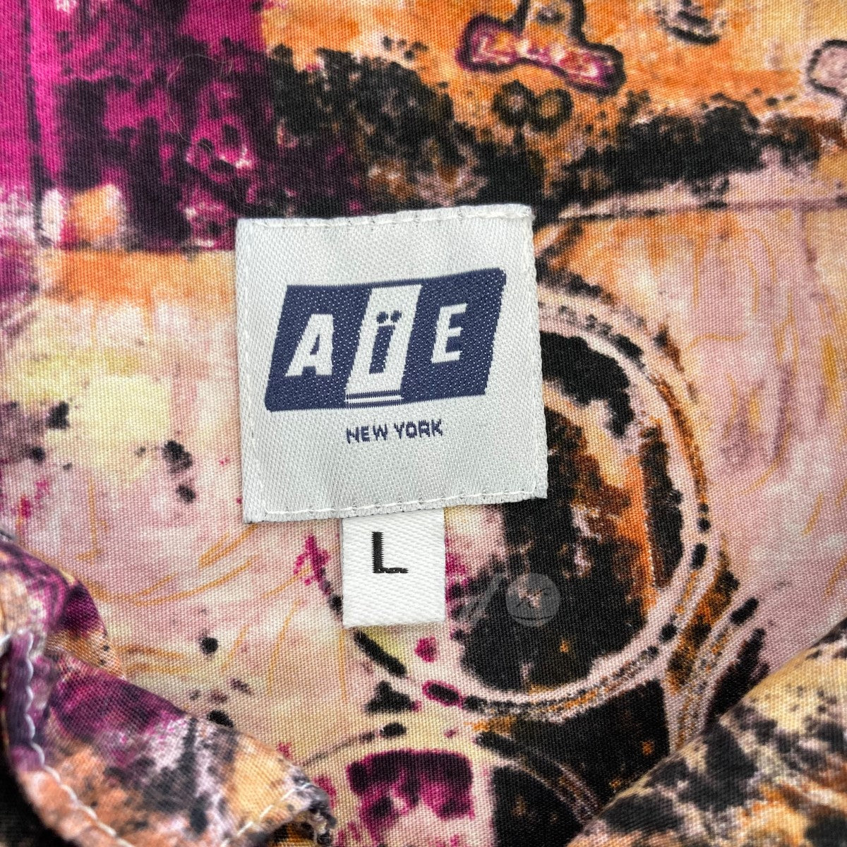 AiE(エーアイイー) 「Painter Shirt Abstract Print」 グラフィック