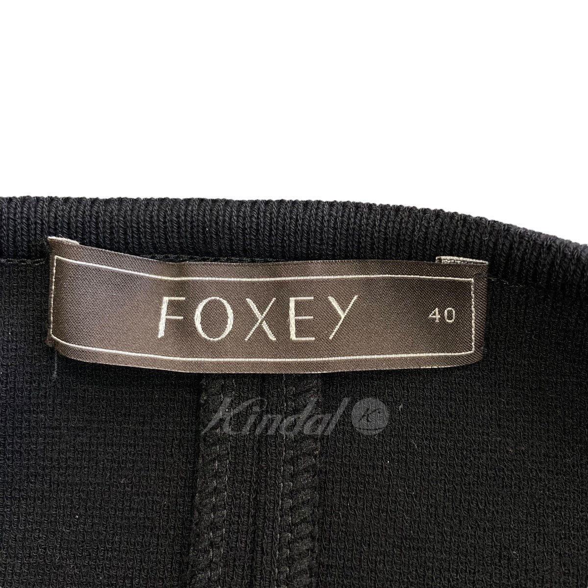 FOXEY(フォクシー) デザインテーラードニットジャケット