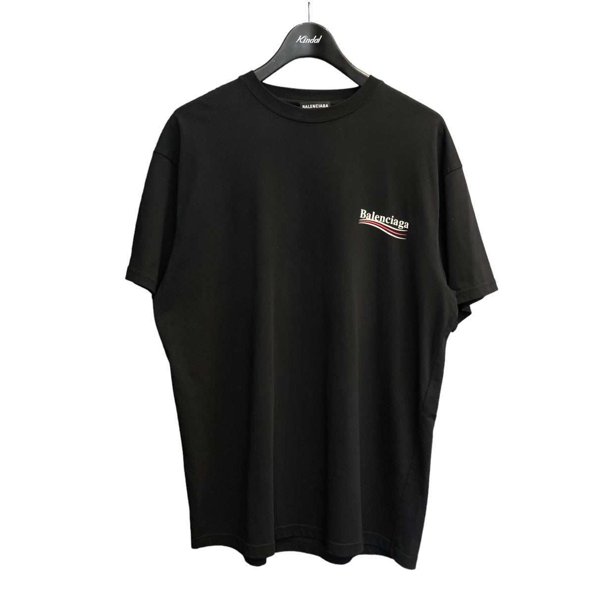 BALENCIAGA(バレンシアガ) キャンペーンロゴ クルーネックTシャツ 508203 ブラック サイズ XS｜【公式】カインドオルオンライン  ブランド古着・中古通販【kindal】