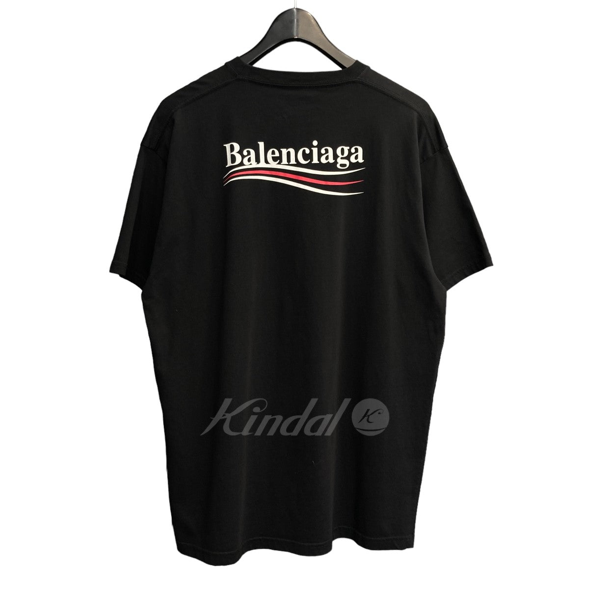 BALENCIAGA(バレンシアガ) キャンペーンロゴ クルーネックTシャツ 508203 ブラック サイズ XS｜【公式】カインドオルオンライン  ブランド古着・中古通販【kindal】