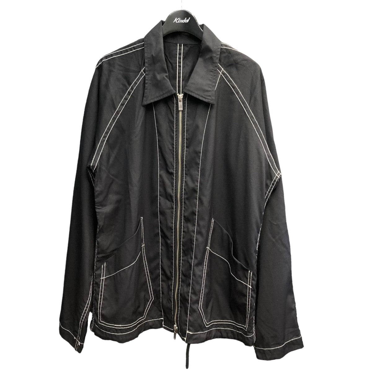 sulvam(サルバム) CHAIN STITCH ZIP UP BLOUSONスイングトップS0-Y02-150