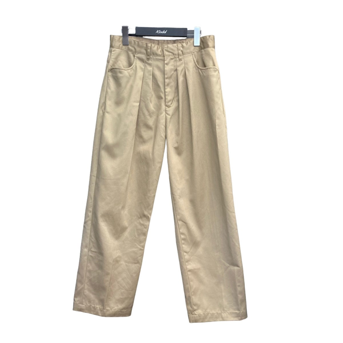 FARAH(ファーラー) 「Two-Tuck Wide Pants」 ツイルツータックワイドパンツ FR0301-M4006 ベージュ サイズ  W30×L30｜【公式】カインドオルオンライン ブランド古着・中古通販【kindal】