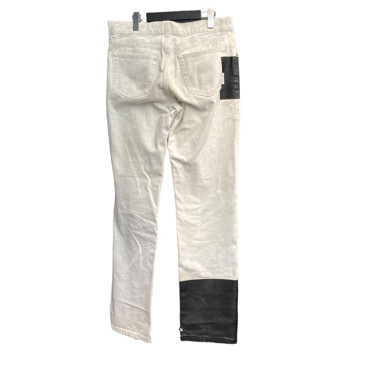 2003SS 本人期 「Rubber Tape Jeans」 デザインホワイトデニム
