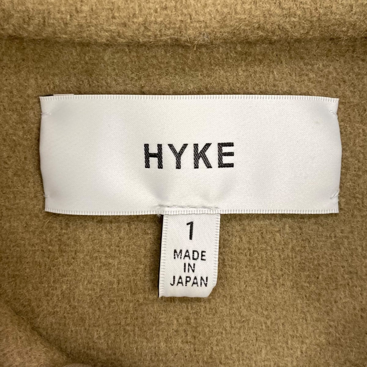 HYKE(ハイク) 19AWオーバーサイズスタンドカラーショートダッフルコート192-17163 192-17163 オリーブ サイズ  17｜【公式】カインドオルオンライン ブランド古着・中古通販【kindal】