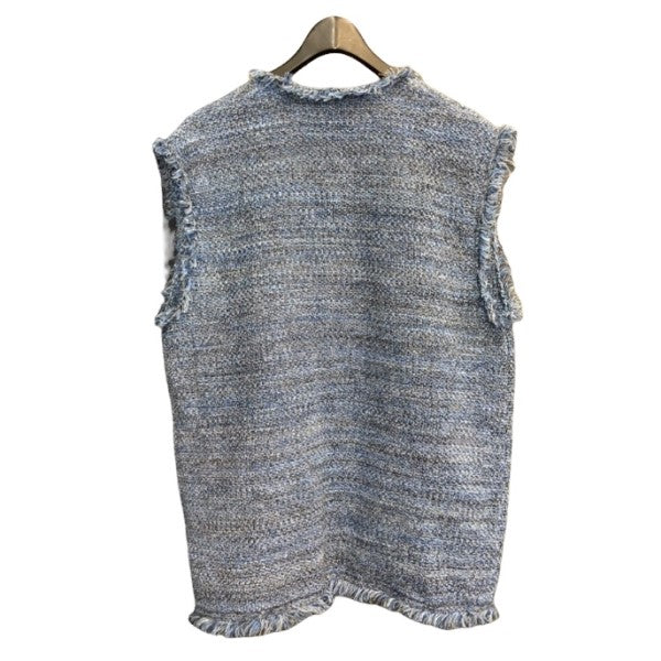 UMMER TWEED KNIT VESTツイードニットベストADWS-208-15