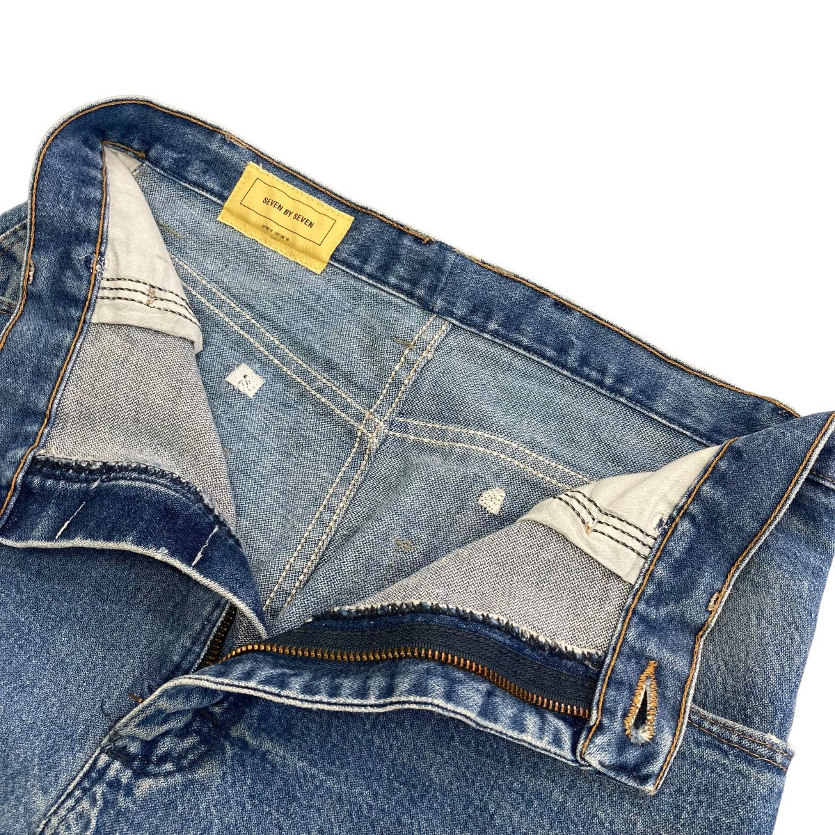セブンバイセブンのREWORK ASYMMETRY JEANS デニムパンツ 800-3140190です。 SEVEN BY SEVEN ボトムス 古着・中古アイテム