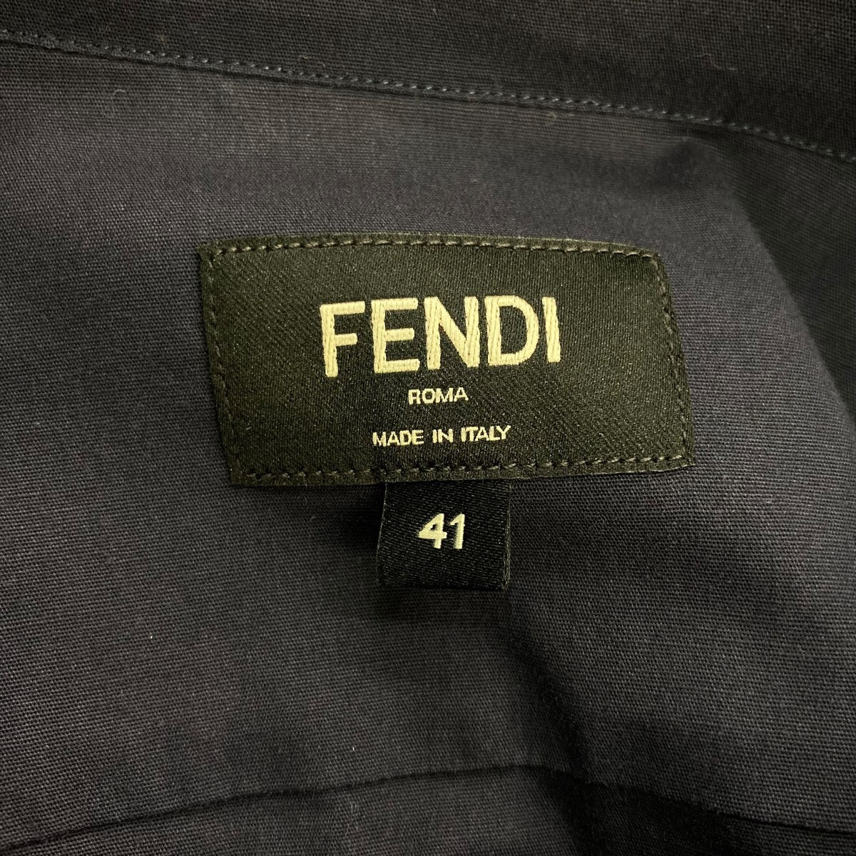 FENDI(フェンディ) レギュラーカラーシャツFS0571 A4S0 FS0571 A4S0 ...