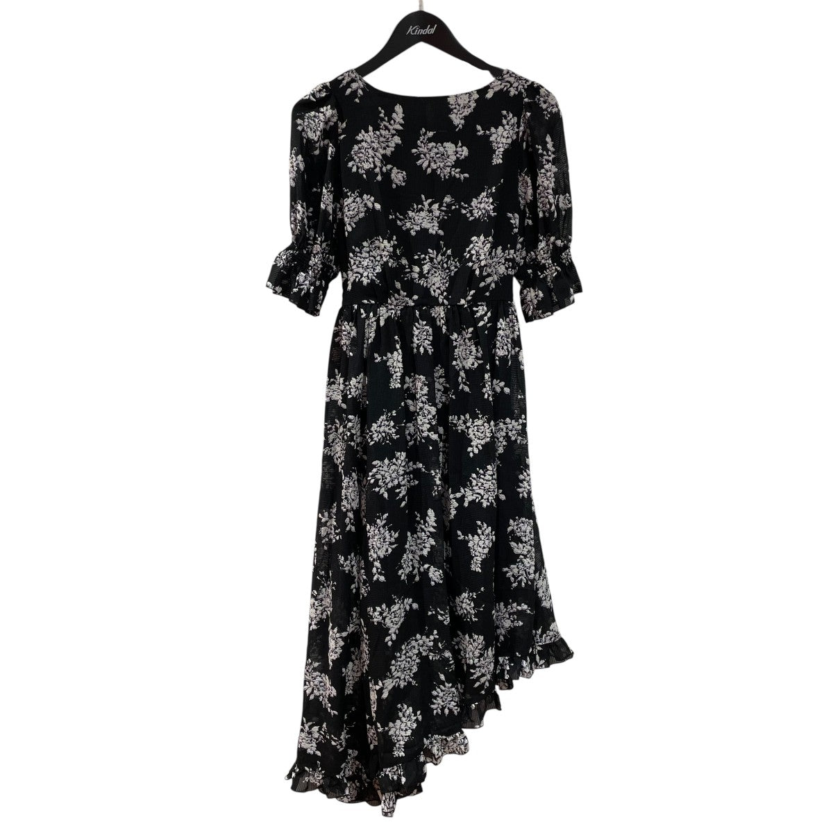 Her lip to Asymmetrical Floral Dress半袖ドレスHER1906030 古着・中古-1枚目のアイテム画像