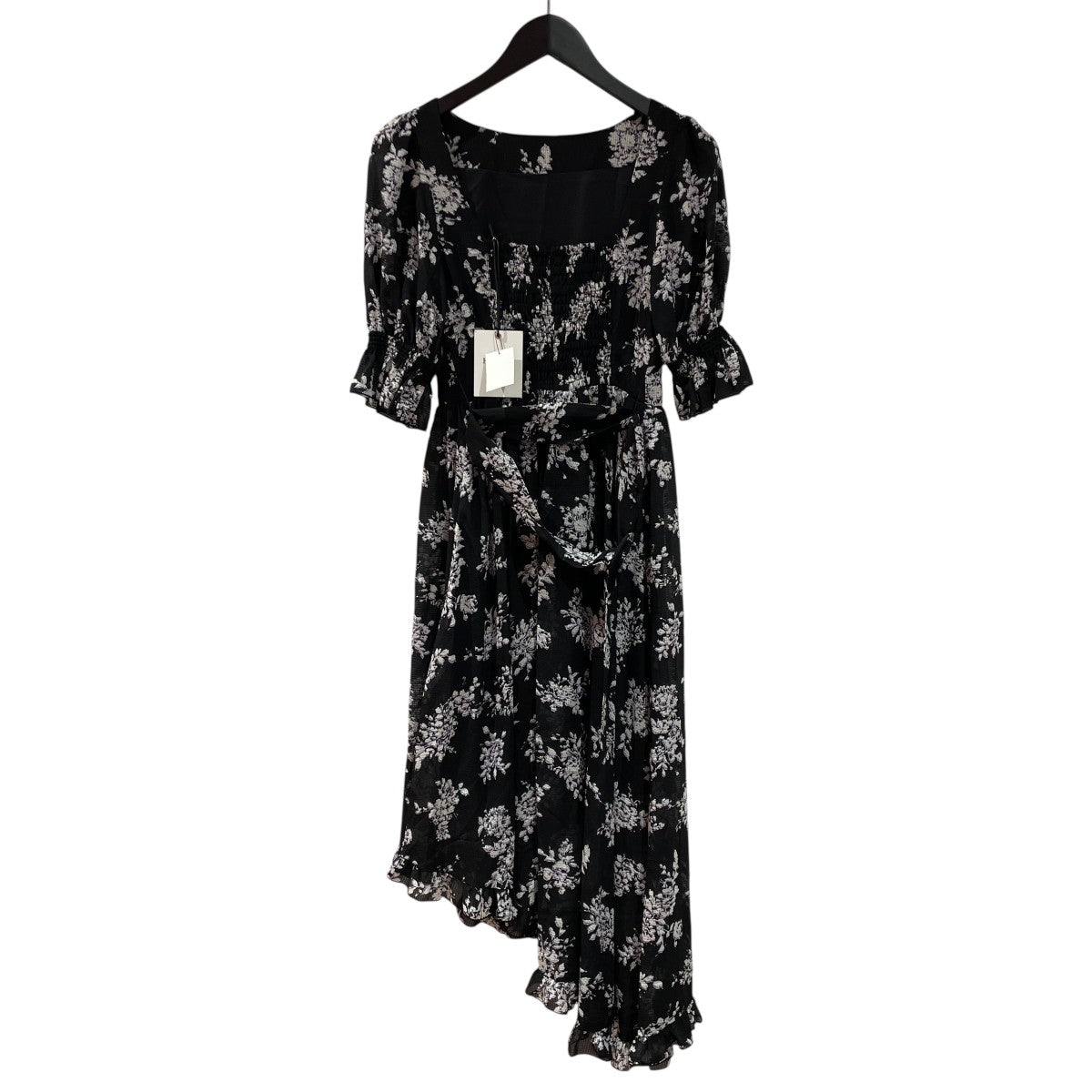 Her lip to(ハーリップトゥ) Asymmetrical Floral Dress半袖