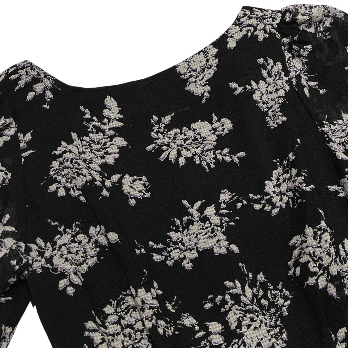 Her lip to Asymmetrical Floral Dress半袖ドレスHER1906030 古着・中古-3枚目のアイテム画像