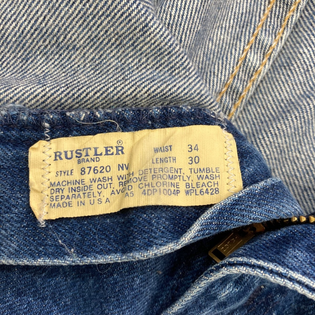 RUSTLER(ラスラー) 70〜80s ブーツカットデニムパンツ87620 NV