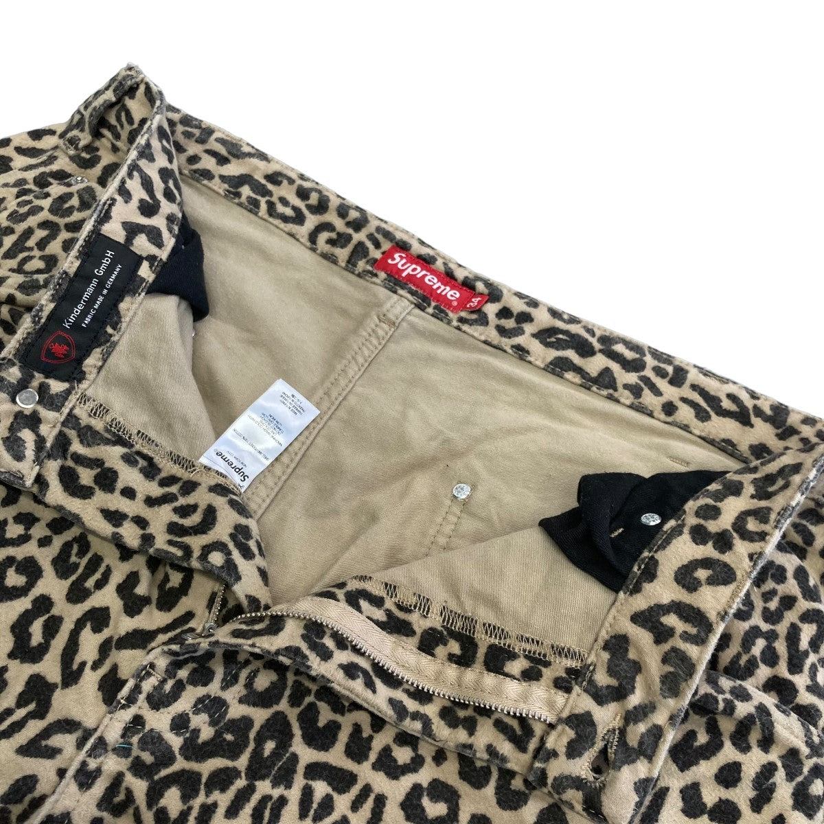 Supreme(シュプリーム) 22AWMOLESKIN DOUBLE KNEE PAINTER PANTSダブルニーレオパードパンツ ベージュ  サイズ 34｜【公式】カインドオルオンライン ブランド古着・中古通販【kindal】