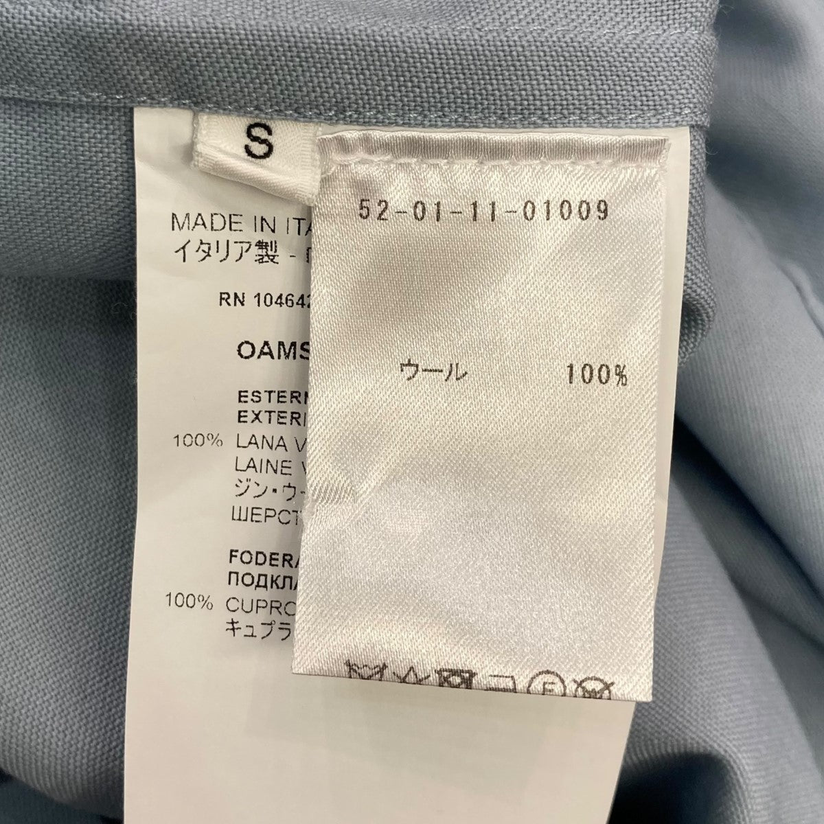 21SSIan ShirtジップシャツOAMS601831