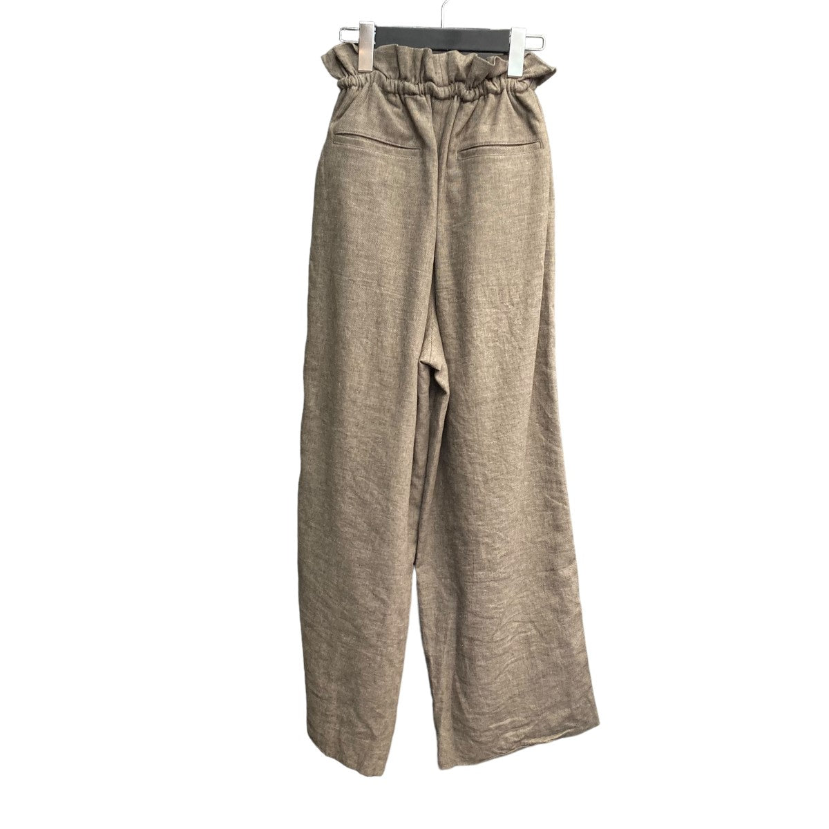 SACRA(サクラ) LINEN COTTON CHAMBRAY PANTSサイドライン