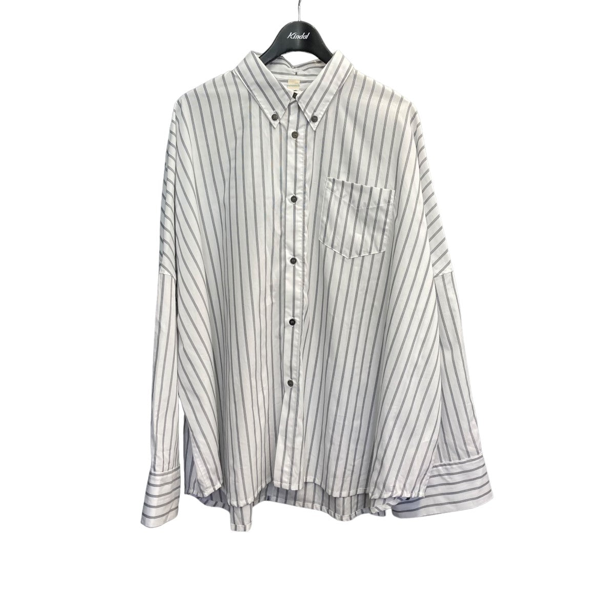 SHINYA KOZUKA(シンヤコヅカ) 24SSGiant Shirt(TYPEWRITER)ストライプシャツ2403SK03 2403SK03  ホワイト サイズ 19｜【公式】カインドオルオンライン ブランド古着・中古通販【kindal】