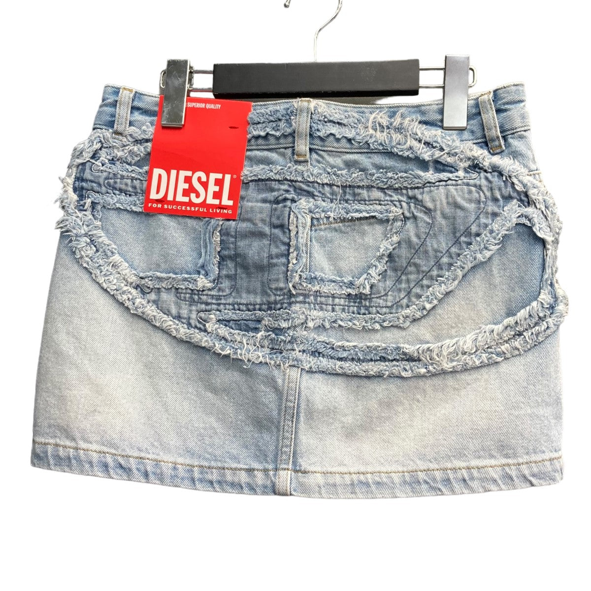 DIESEL(ディーゼル) 23AWDE-RON-S1ダメージロゴデニムミニスカートA11388 A11388 インディゴ サイズ  18｜【公式】カインドオルオンライン ブランド古着・中古通販【kindal】