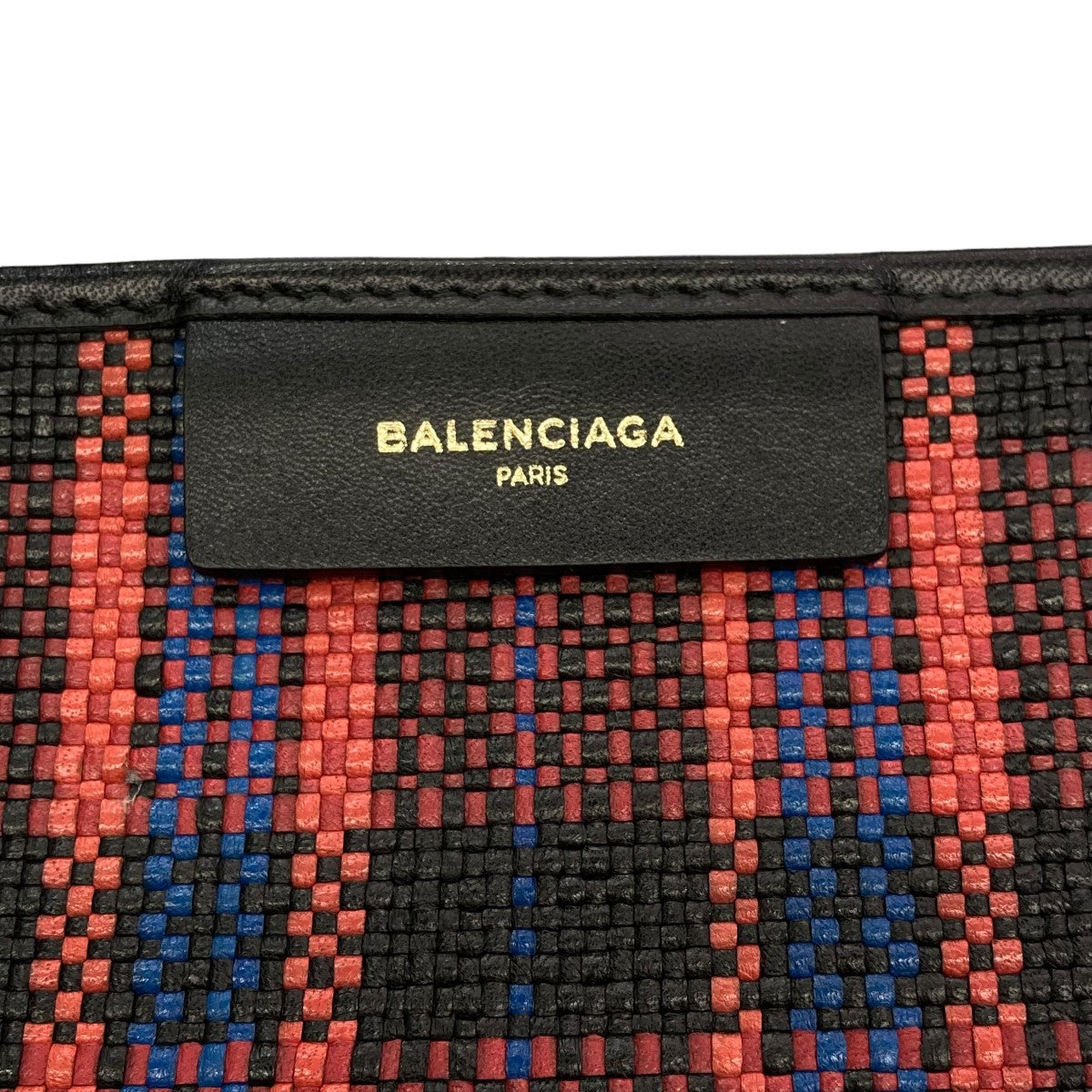 BALENCIAGA(バレンシアガ) タータンチェッククラッチバッグ 443658 6175 レッド サイズ 15｜【公式】カインドオルオンライン  ブランド古着・中古通販【kindal】