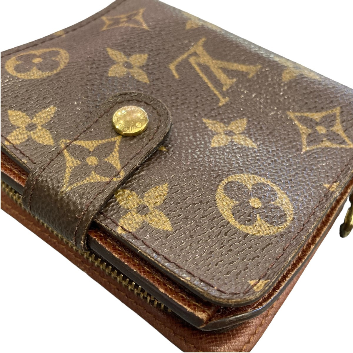 LOUIS VUITTON(ルイヴィトン) モノグラム コンパクトジップ2つ折り財布M61667 M61667 CA0072 ブラウン サイズ  -｜【公式】カインドオルオンライン ブランド古着・中古通販【kindal】