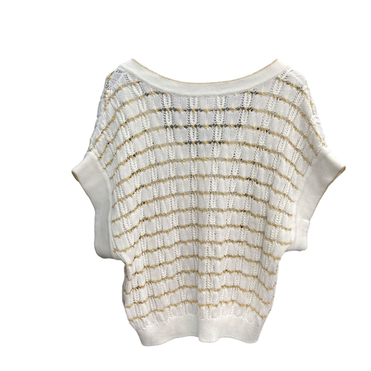 enrica ショートスリーブローゲージニットKNIT 134 古着・中古-2枚目のアイテム画像