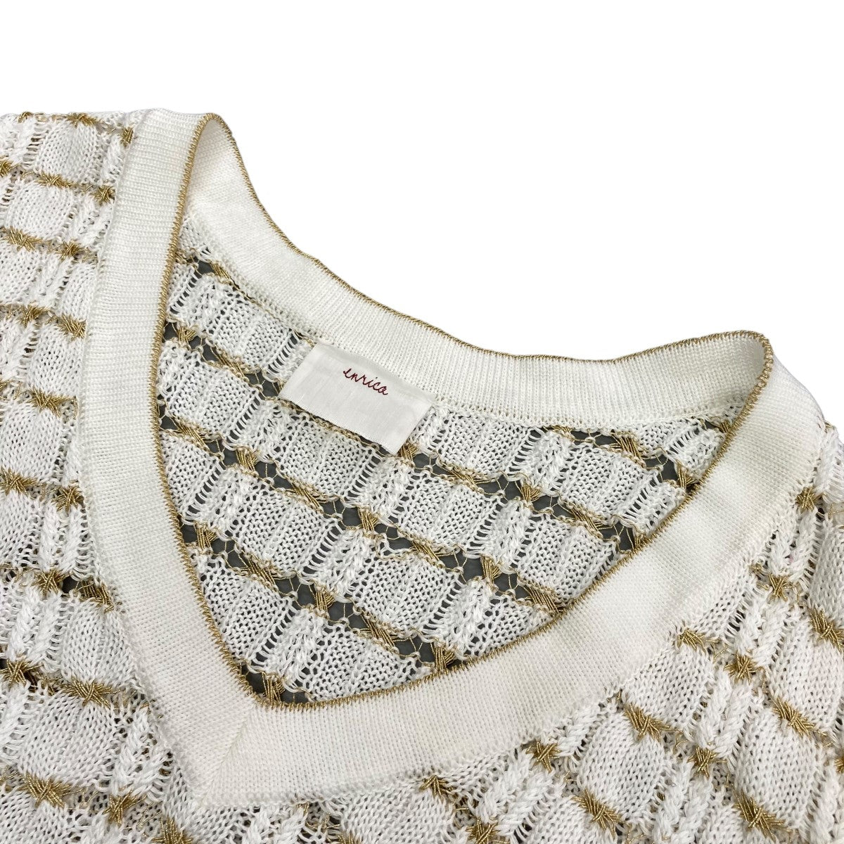 enrica ショートスリーブローゲージニットKNIT 134 古着・中古-3枚目のアイテム画像
