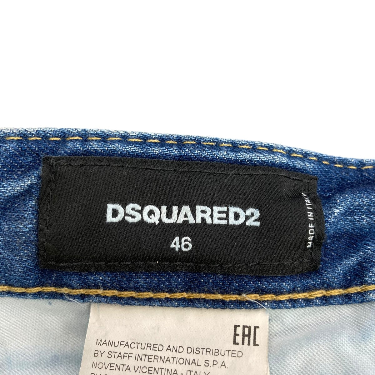 DSQUARED2(ディースクエアード) 20SSClassic Kenny JeanデニムパンツS74LB0707 S74LB0707 インディゴ  サイズ 46｜【公式】カインドオルオンライン ブランド古着・中古通販【kindal】