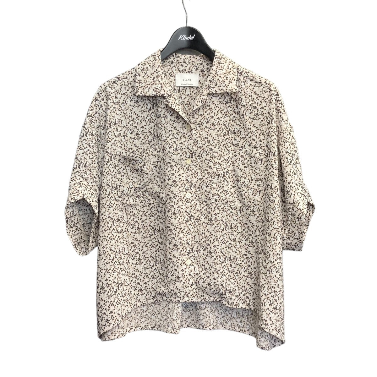 ×TANAKA MINAMI CIRCLE FLOWER SHIRT半袖ブラウス10122-4062