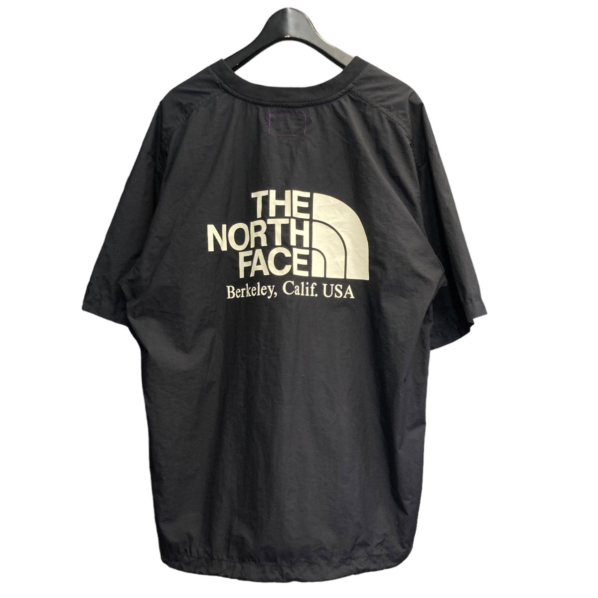 THE NORTHFACE PURPLELABEL(ザノースフェイスパープルレーベル) BEAUTY＆YOUTH UNITED ARROWS別注  NFP H S WOVEN TEE BYSPドローコードナイロンTシャツNP2319N