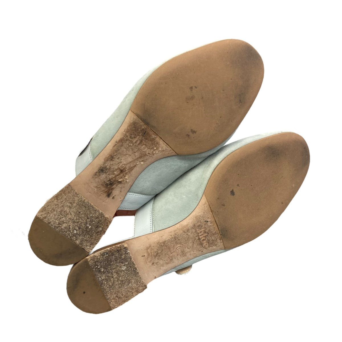 Chloe スエードベルトミュール011855 古着・中古-6枚目のアイテム画像
