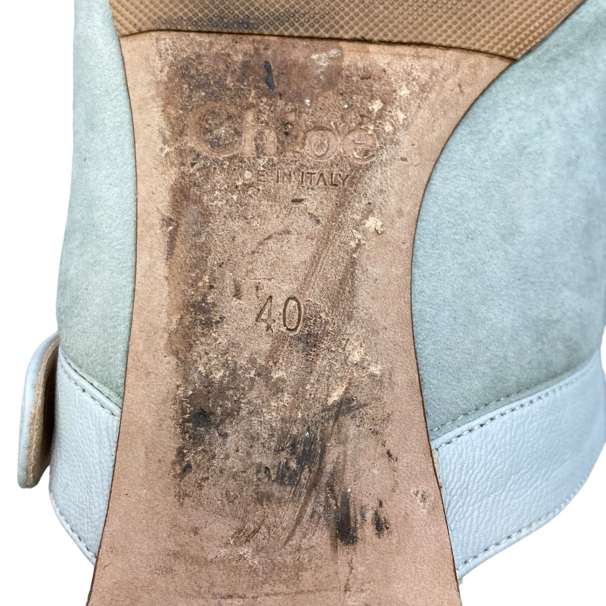 Chloe スエードベルトミュール011855 古着・中古-7枚目のアイテム画像