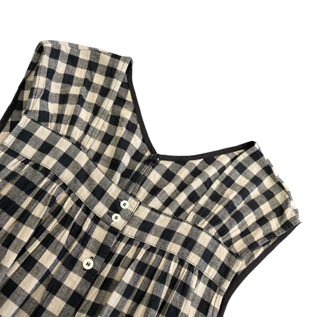 nest Robe(ネストローブ) 23SSコットンリネンワッシャーギンガム