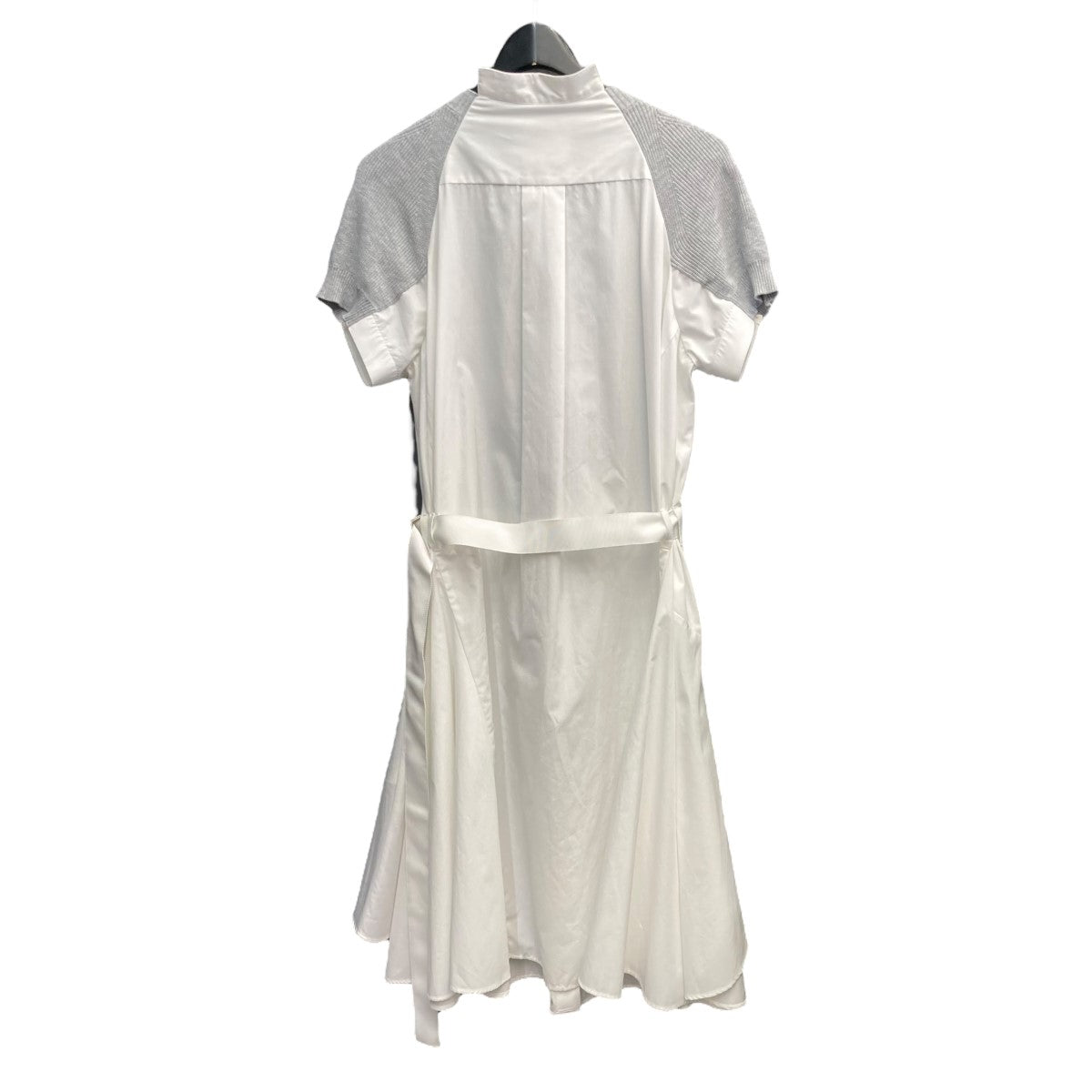 AD2023 Cotton Knit DressニットドッキングシャツドレスSCW-083