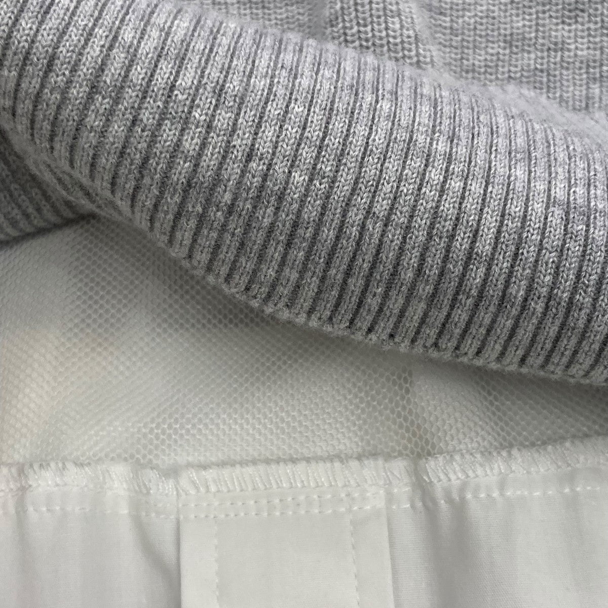 AD2023 Cotton Knit DressニットドッキングシャツドレスSCW-083