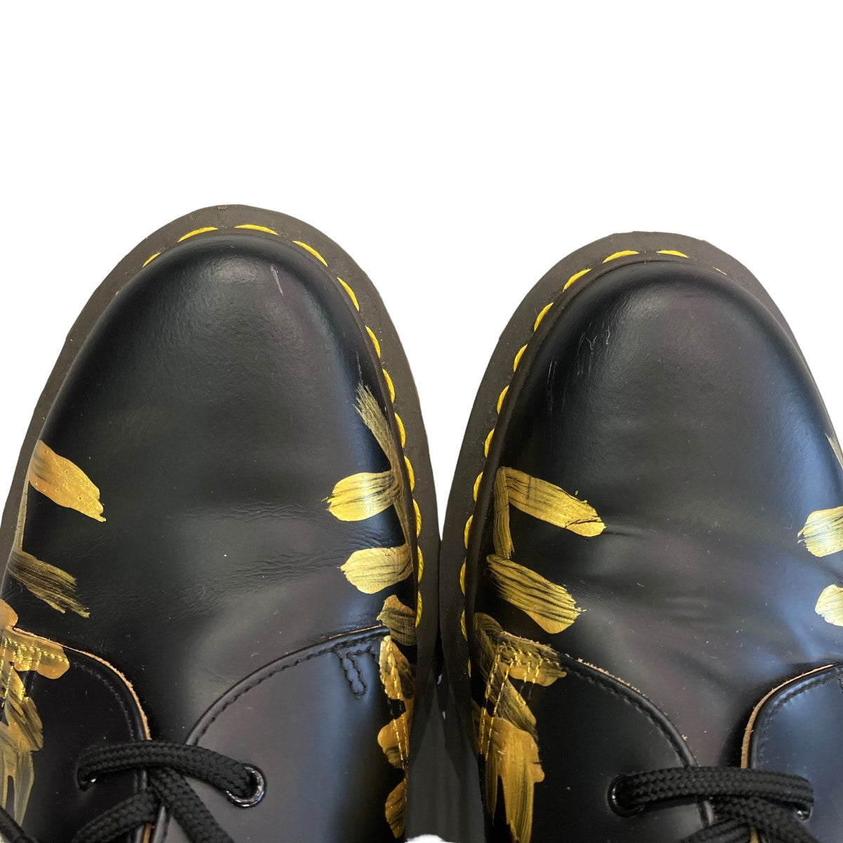 COMME des GARCONS×Dr．Martens ペイント加工レザーシューズ14438001 の古着・中古アイテム