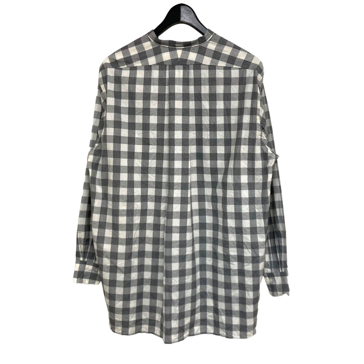 HEUGN(ユーゲン) 23AWMORISS コットンブロックチェックバンドカラーシャツバンドカラーシャツSHIRT 076 SHIRT 076  ライトグレー サイズ 1｜【公式】カインドオルオンライン ブランド古着・中古通販【kindal】