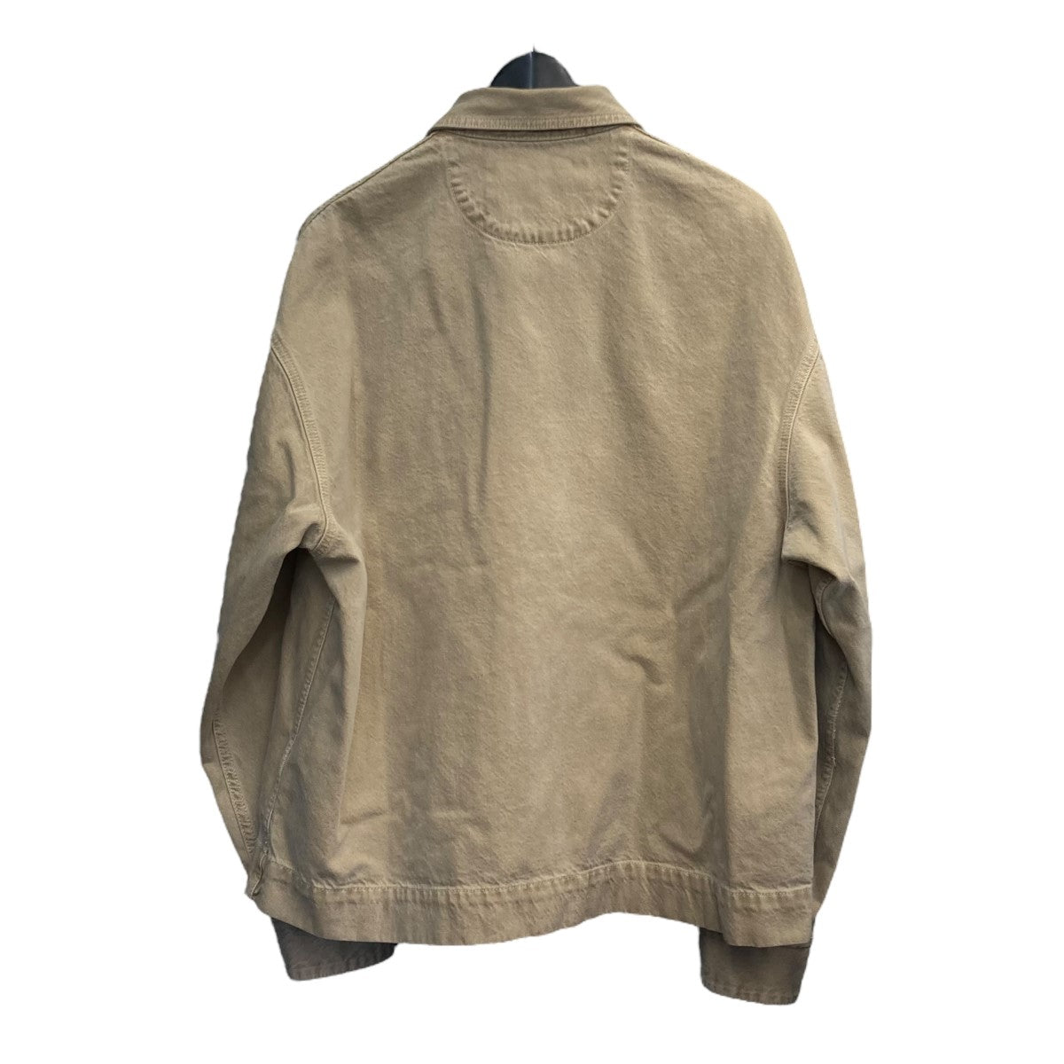 JACQUEMUS(ジャックムス) 24SSLES SCULPTURES Beige Denim shirt with logo Jacquemusデニムジャケット245DE033-1522-150  245DE033-1522-150 ベージュ サイズ 46｜【公式】カインドオルオンライン ブランド古着・中古通販【kindal】