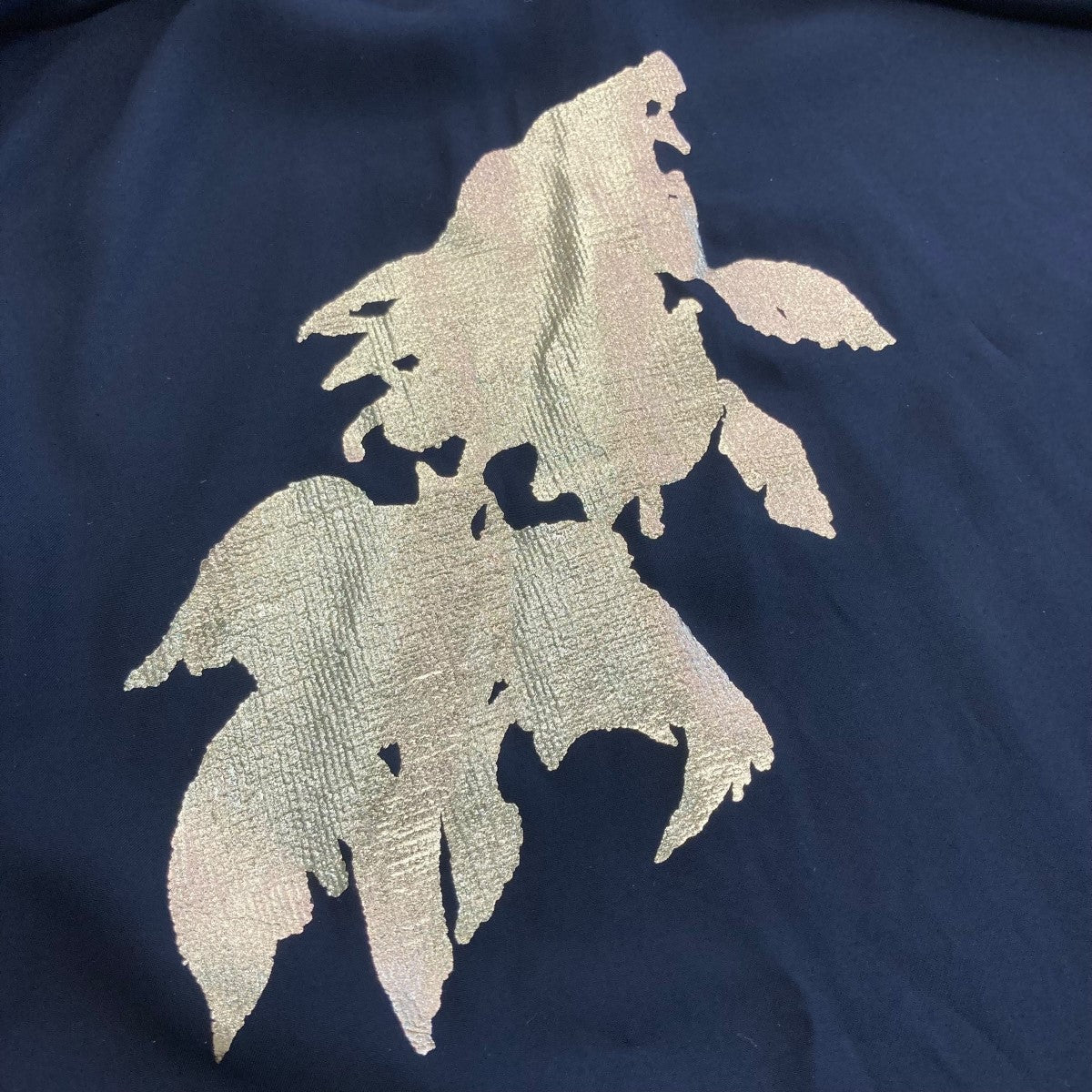 【値下げ】JUNYA WATANABE CDG ドレープ箔ブラウス JI-O055 ブラック サイズ：XS (栄サウスピークス店) JUNYA WATANABE CDG(ジュンヤワタナベコムデギャルソン