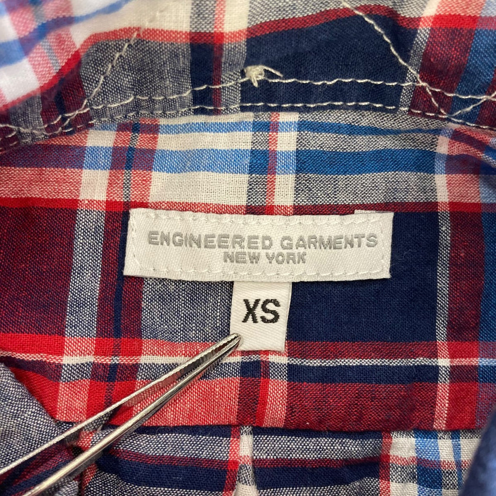 Engineered Garments(エンジニアードガーメンツ) チェック柄半袖プル  